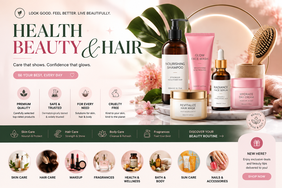 Health, Beauty and Hair