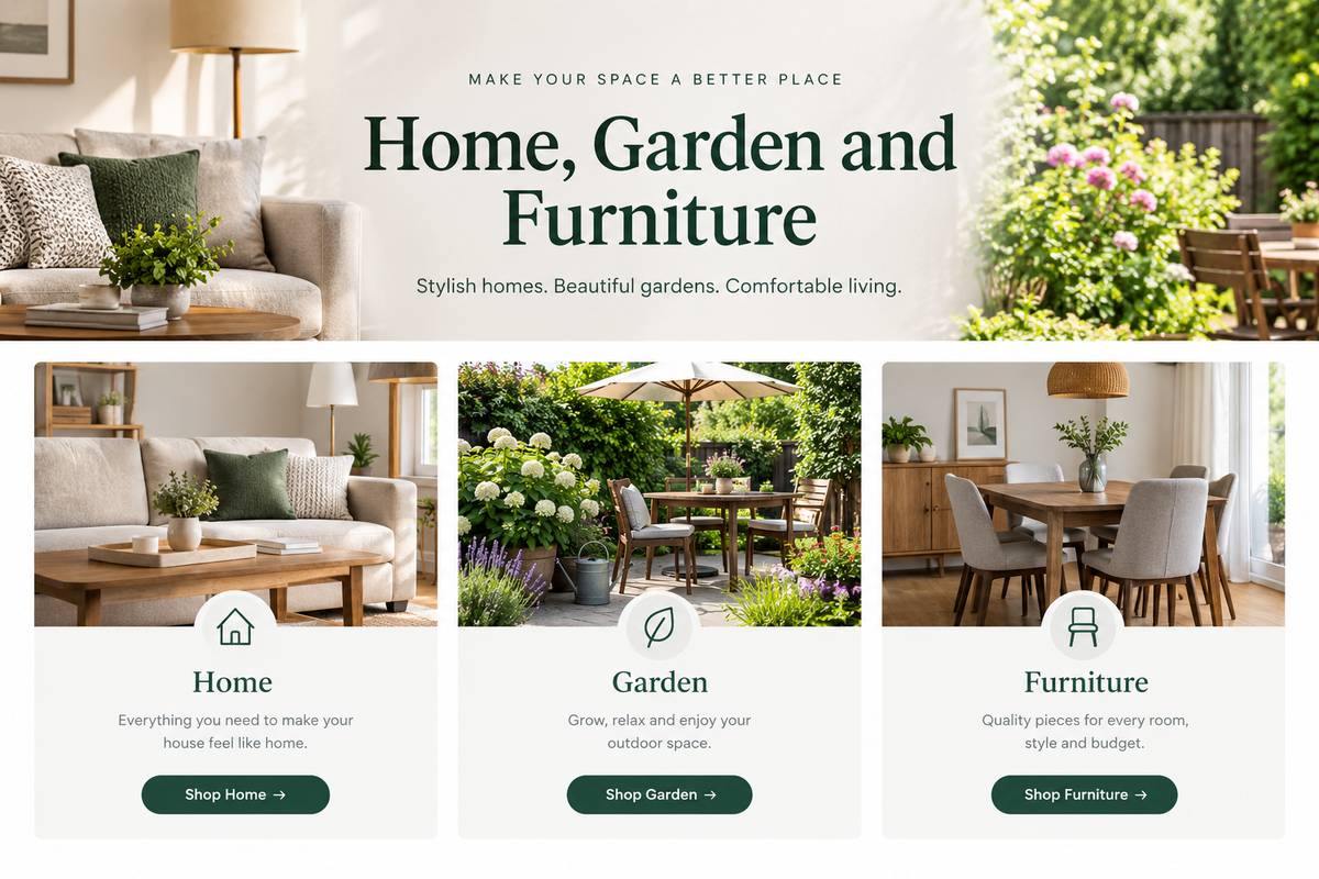 Home, Garden and Furniture