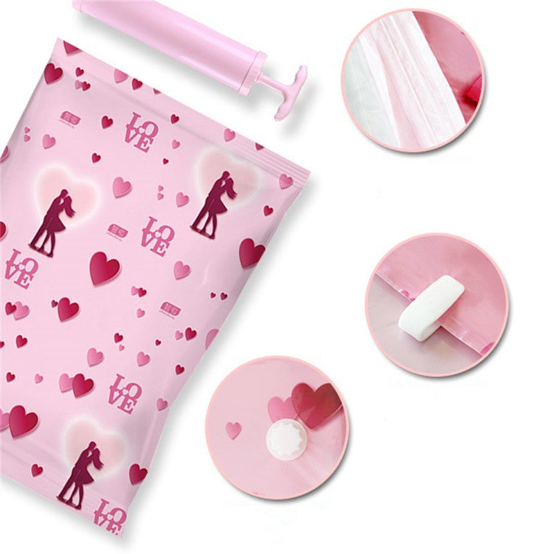 Vacuum compression bag vacuum bag
