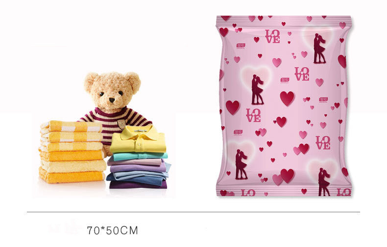Vacuum compression bag vacuum bag
