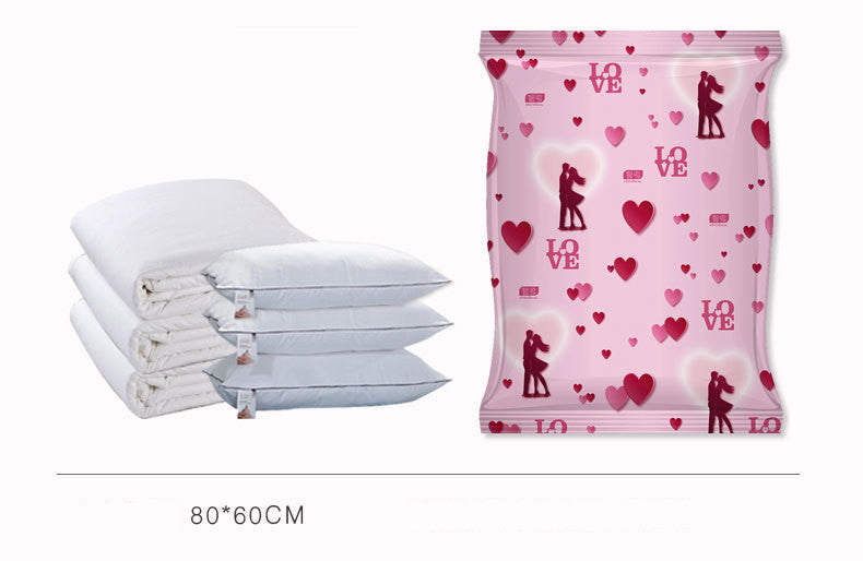 Vacuum compression bag vacuum bag