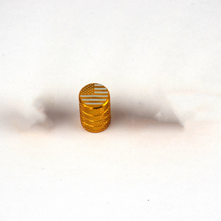 American Flag Valve Cap Aluminum Valve Cap