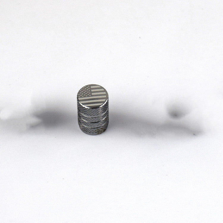 American Flag Valve Cap Aluminum Valve Cap