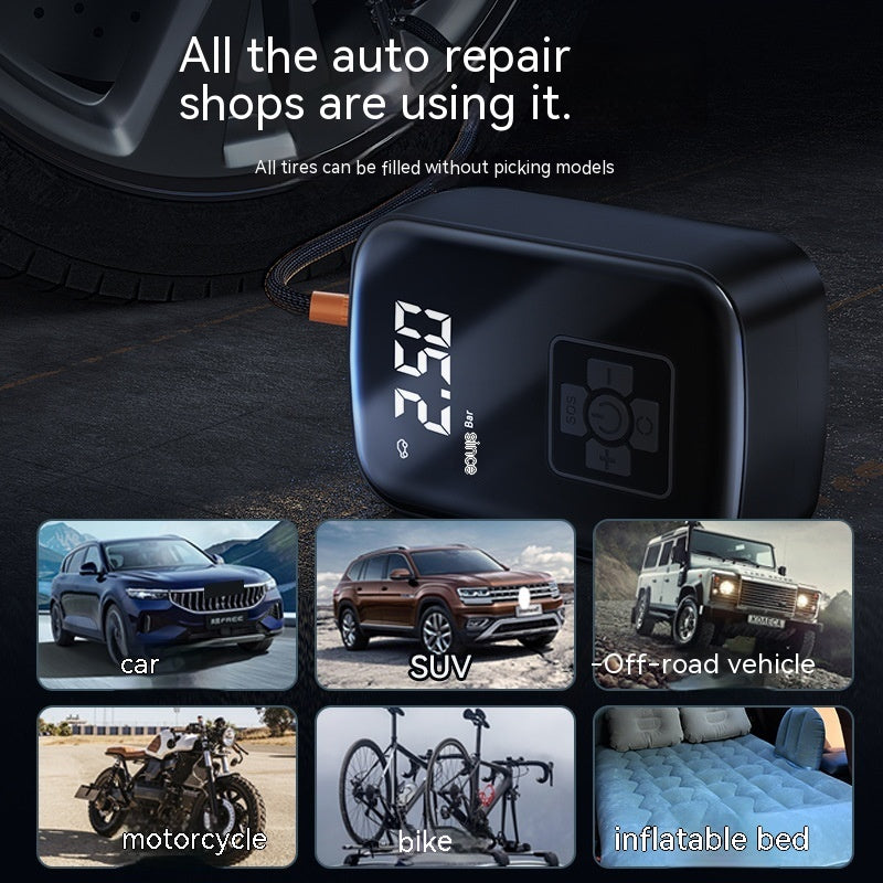 Electric Car Tire Pneumatic Tyre Portable