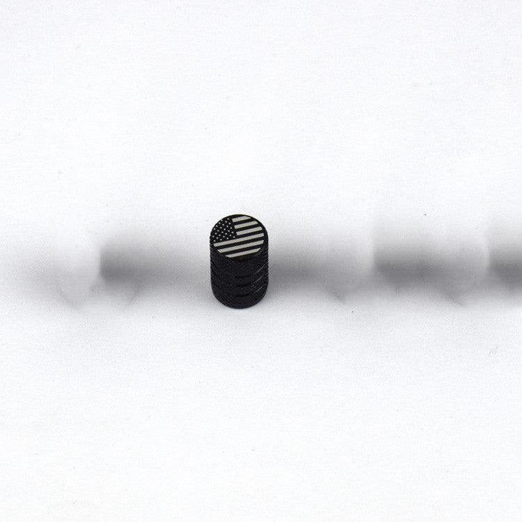 American Flag Valve Cap Aluminum Valve Cap