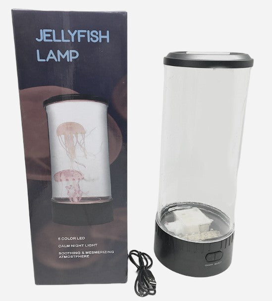 LED Jellyfish Aquarium Lamp Night Light USB Powered